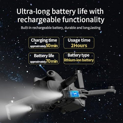 Mini 4 Pro Drone LED Night Flight Searchlight, Night Navigation Light Rechargeable Emergency Lamp Lights, Strobe Lights Headlight for DJI Mini 4 Pro Drone Accessories