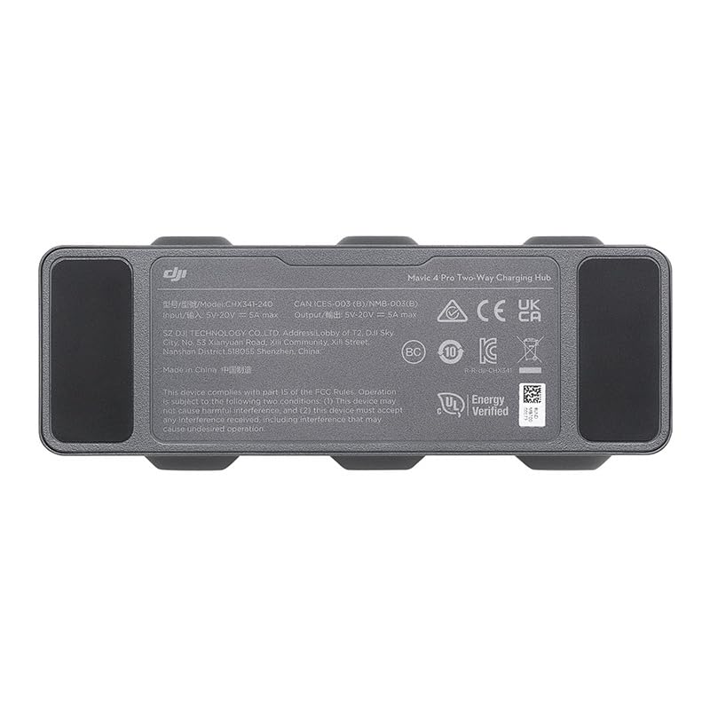 DJI Mavic 4 Pro Parallel Charging Hub, Compatibility: DJI Mavic 4 Pro Intelligent Flight Battery, Mavic 240W Power Adapter, 100W USB-C Power Adapter