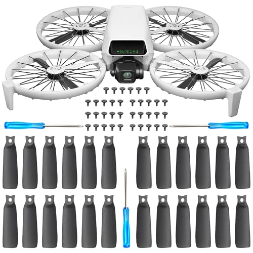 Propellers for DJI Flip Blades - 24PCS Props Quick Replacement Spare Part Low Noise Wings for DJI Flip Drone Accessories