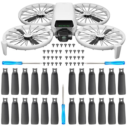 Propellers for DJI Flip Blades - 24PCS Props Quick Replacement Spare Part Low Noise Wings for DJI Flip Drone Accessories