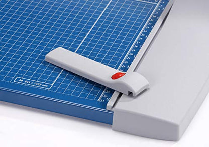 Dahle 446 Premium Rotary Trimmer, 36" Cut Length, 25 Sheet Capacity, Self-Sharpening, Automatic Clamp, German Engineered Paper Cutter - size: 36" Cut Length