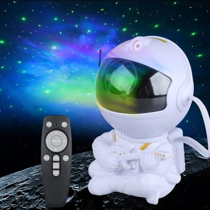 YXQUA Astronaut Galaxy Star Projector for Kids, White Guitar - color: White Guitar