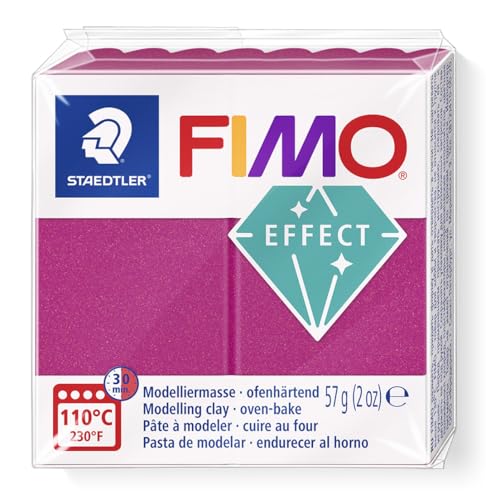 FIMO Soft Polymer Oven Bake Modelling Clay - 57g Blocks - Set of 6 - Metallic Colours