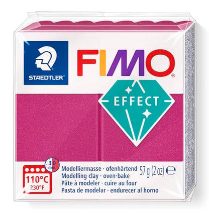 FIMO Soft Polymer Oven Bake Modelling Clay - 57g Blocks - Set of 6 - Metallic Colours
