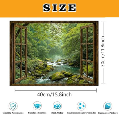 WUDWL Scenery Paint by Numbers Kit for Adults,Color By Numbers for Adults - color: YH03776