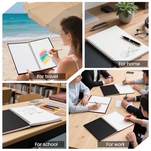 Blank Spiral Notebook 8.5" x 11" - size: A4, style: BLANK NOTEBOOK