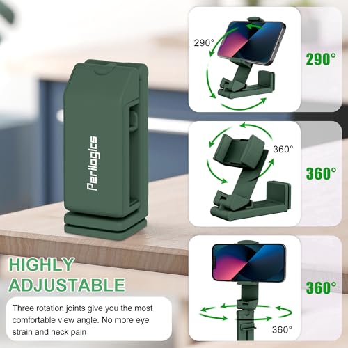 Perilogics Airplane Phone Holder Mount, Plane Travel Essentials (Evergreen) - color: Evergreen