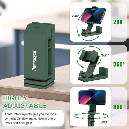 Perilogics Airplane Phone Holder Mount, Plane Travel Essentials (Evergreen) - color: Evergreen