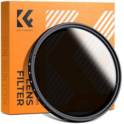 K&F CONCEPT 82mm Variable ND2-400 Lens Filter (1-9 Stops) for Camera Lens - size: 82 mm