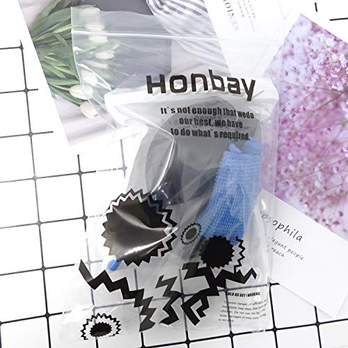 Honbay 3-in-1 Camera Cleaning Kit: Air Blower, Cloth, Pen - Black Silicone for Optics