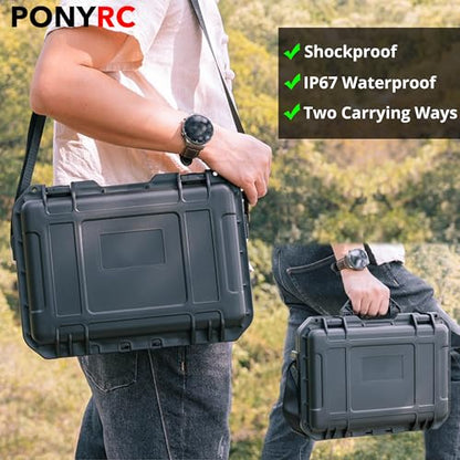 Mini 4K Case, IP67 Waterproof Hard Travel Carrying Case for DJI Mini 4K/ 2/2 SE Fly More Combo Drone & Accessories