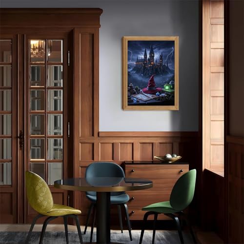 APVZARHT Magic Castle Diamond Art Kits for Adults 12x16inch - color: DPK-ZH043