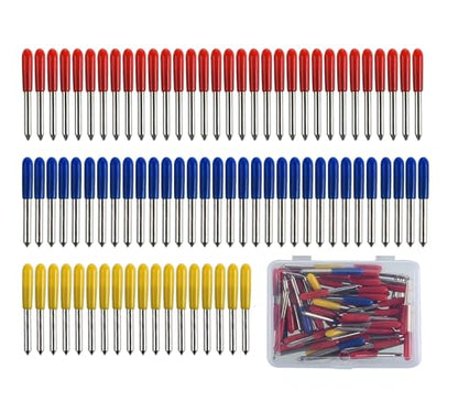 90PCS Replacement Blades,60PCS 45°Standard Blades, 15PCS 30°Fine Point Blades and 15PCS 60°Deep Cut Blades