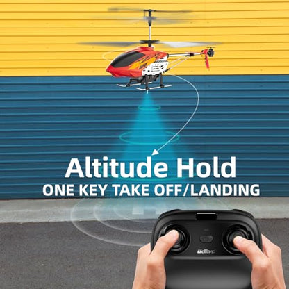 U12 Remote Control Helicopter Mini RC Helicopter with Altitude Hold Red - color: Red
