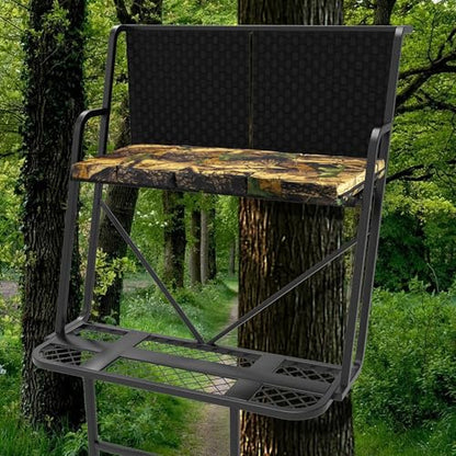 Two People Foldable Tree Stand Seat Cushion, Tree Ladder Replacement Seat - color: camouflage color