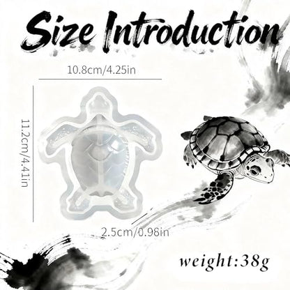 Sea Turtle Resin Molds Silicone, Turtle Animal Epoxy Casting Mold - color: Turtle Resin Mold