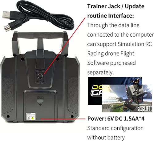 DTXMX Flysky FS-i6X 6-10CH RC Transmitter and FS-iA6B Receiver 6CH 2.4GHz