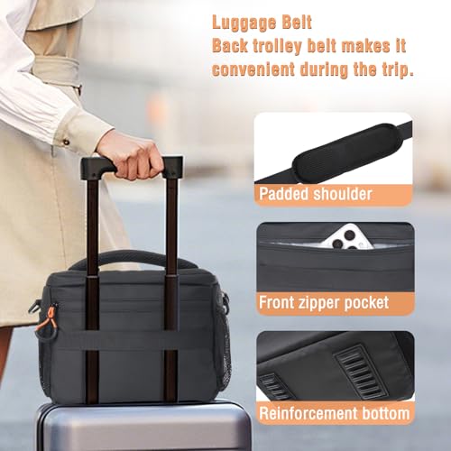 MOSISO Small Camera Bag for Photographers, Camera Shoulder Bags, Black - color: Black