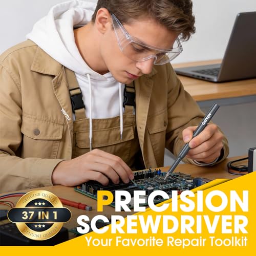 37-in-1 Precision Screwdriver Set, Magnetic Repair Kit for iPhone - size: 37-in-1 CR-V Steel