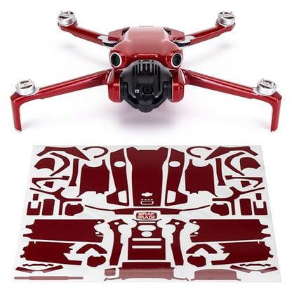 WRAPGRADE Skin Stickers Compatible with DJI Mini 4 Pro | Full Wrap (Japan Red) - color: Japan Red