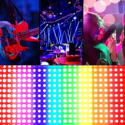 288 LED Party Strobe Light, Multicolor, LED, Modern Style, Bracket Mount, Sound Activation, Adjustable Speed - color: Colorful (remote control)