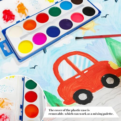 OSIMIG 30 Pack Watercolor Paint Set Bulk, Water Color Paint Sets for Kids