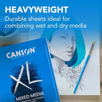 Canson XL Mix Media Pad 7X10 - size: 7x10, style: Mixed Media