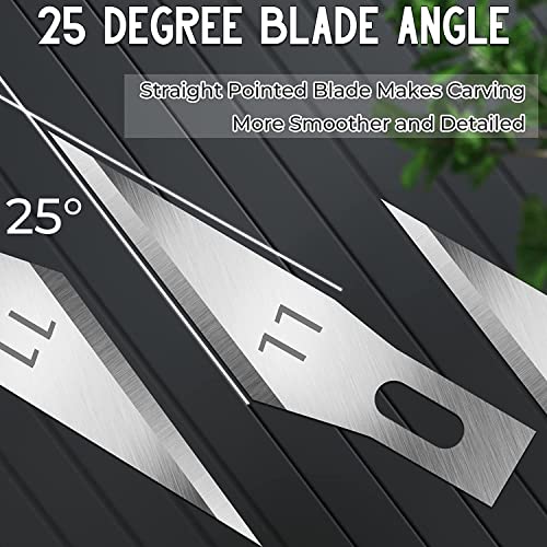 JETMORE 200 Pack Exacto Knife Blades 11, Exacto Knife Replacement Blades - size: 200 Pack