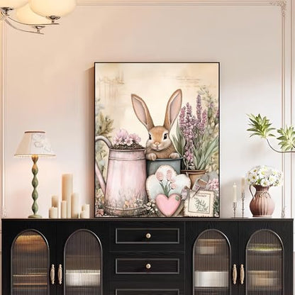 XTCIXAL Paint by Numbers Kit for Adults, Rabbit, 16X20 Inch - color: 16-Rabbit