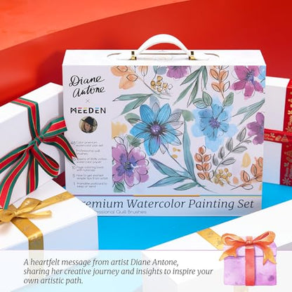 MEEDEN x Diane Antone Paint Set: Watercolor Paint Set Art Supplies Gift