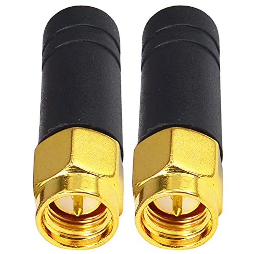 2.4GHz WiFi Antenna SMA Male Omni Mini Thumb FPV Antenna 2 Pack - size: SMA Male - Pin in center