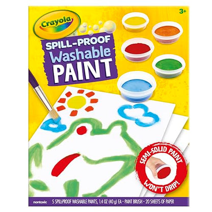 Crayola Spill Proof Paint Set Washable Paint Set for Kids, Arts & Crafts - size: 1 Count (Pack of 1)