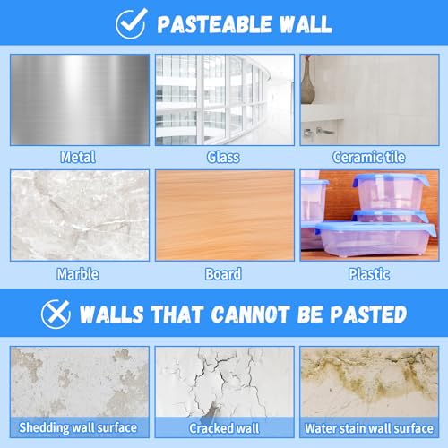 UPINS 60Pcs Double Sided Foam Tape Sticky Mounting Pads for Wall Crafts - color: White