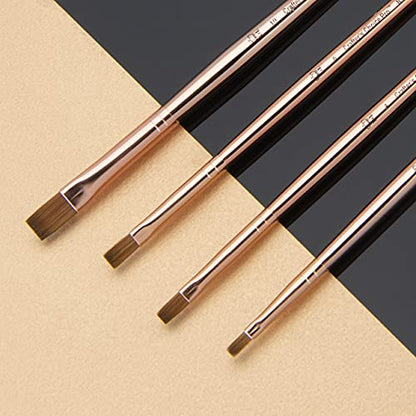 Royal & Langnickel Crafter's Choice Pro Synthetic Sable Shader Craft Brush Set, 4pc - style: Shader