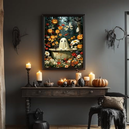WULINHUAFA Halloween Diamond Painting Kits for Adults 12x16 inch - color: Ghost