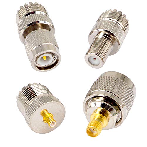 onelinkmore 20-Piece UHF Adapter Kit, PL-259/SO-239 to SMA, BNC and TNC