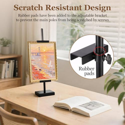 30'' Adjustable Tabletop Easel Stand, Black Easel for Display - color: Black, size: 30inch