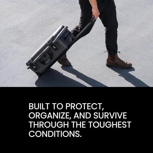 NANUK 935 Pro Photo Kit Camera Case, Waterproof Wheeled Hard Case, Carry-On