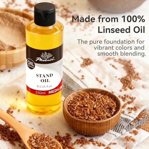 PHOENIX Stand Oil 2.5 Fl oz. / 75ml Bottle - style: Stand Linseed Oil 2.5 Fl Oz.
