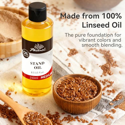 PHOENIX Stand Oil 2.5 Fl oz. / 75ml Bottle - style: Stand Linseed Oil 2.5 Fl Oz.