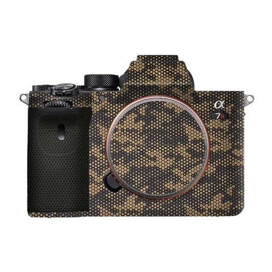 Anti-Scratch Camera Cover Skin Sticker for Sony Alpha A7RV A7R5 A7RM5 Protector Vinyl Film Skin Protective Decoration (Mamba Gold) - color: Mamba Gold