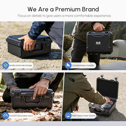 STARTRC NEO 2 Case,Waterproof Hard Carrying Mini Case for DJI Neo 2 Accessories for RC-N Controller【NOT for RC 2/RC】