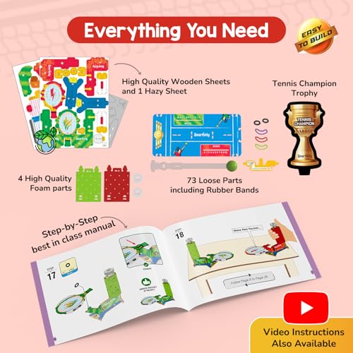 Smartivity DIY Tabletop Tennis Game for Kids 6-12 Years - style: Tabletop Tennis