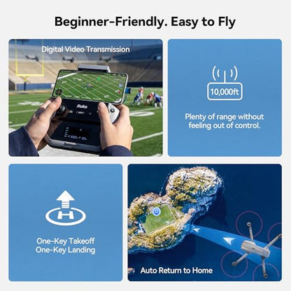 Ruko F11PRO 2 Drone with 6K Camera for Adults, 4K/30fps Video, Ideal Gift