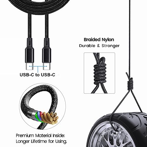 PD 100W USB C Fast Charger for DJI Mini 4K, 2 SE, Air 2S, Neo Drones, Black - color: Black, size: 100w / 6.6ft