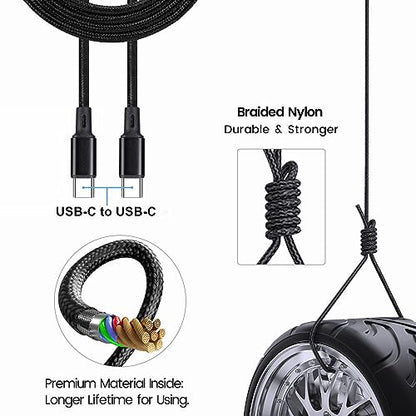 PD 100W USB C Fast Charger for DJI Mini 4K, 2 SE, Air 2S, Neo Drones, Black - color: Black, size: 100w / 6.6ft