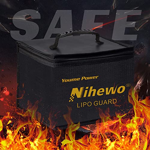 Lipo Bag Fireproof Explosionproof Lipo Battery Bag Divider Large Capacity