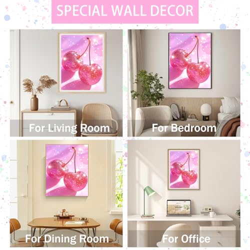 Gamteldot Cherry Diamond Art Kits for Adults Diamond Painting Kits - color: Cherry C