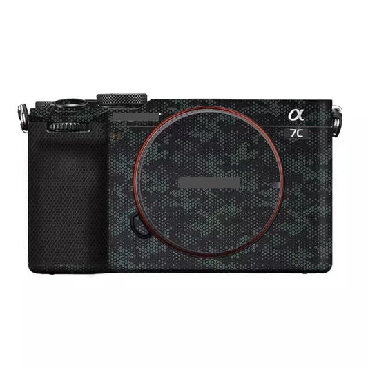 Camera Skin Wrap A7C2 Anti-Scratch Sticker Coat Vinly Protective Film Body Protector Decals Cover for Sony A7CR A7C II (Mamba Green) - color: Mamba Green