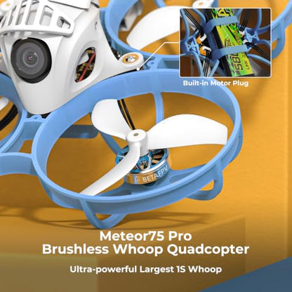 BETAFPV Meteor75 Pro Brushless Drone with Matrix 1S 5IN1 FC for FPV Racing
